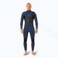 Men's Rip Curl Dawn Patrol 3/2 mm Chest Zip dark navy swimming foam