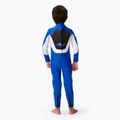 Rip Curl Groms Omega 3/2 Back Zip blue children's wetsuit 2