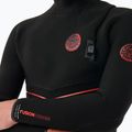 Men's wetsuit Rip Curl Flashbomb Fusion 5/4mm Hooded Zip Free black 5