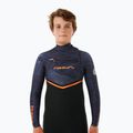 Rip Curl Flashbomb 4/3 mm Chest Zip purple night children's swimming foam 4