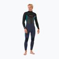 Rip Curl Dawn Patrol 4/3mm Chest Zip purple night men's wetsuit 4