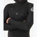 Men's swimming wetsuit Rip Curl Dawn Patrol Cz Hood 5/4 mm black 5
