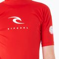 Rip Curl Corps Rash Vest children's swim shirt 40 red 11NBRV 3
