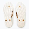 Rip Curl Oceans Together 172 women's flip flops white and brown 15RWOT 12