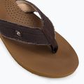 Men's Rip Curl Reactor Open Toe flip flops 1153 brown 19VMOT 7