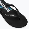 Men's Rip Curl Surf Revival Logo Open Toe Flip Flops 6244 black 19YMOT 7