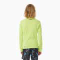 Rip Curl Brand Wave UPF Rash Vest children's swimming longsleeve lime 3