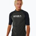Men's Rip Curl Shock UPF black marle swim shirt 5