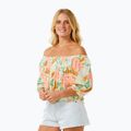 Women's Rip Curl Follow The Sun Fashion shirt light orange 4