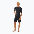 Men's Rip Curl Dawn Patrol UPF Performance swim shirt black marle 2