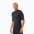 Men's Rip Curl Dawn Patrol UPF Performance swim shirt black marle 4
