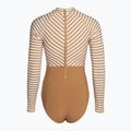 Women's one-piece swimsuit Rip Curl Premium Surf LS Surf light brown 2