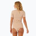 Women's Rip Curl Premium Surf Upf S/S swim shirt light brown 4