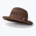 Women's Rip Curl Essentials Crochet Bucket hat brown