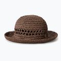 Women's Rip Curl Essentials Crochet Bucket hat brown 2