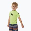Rip Curl Brand Wave UPF children's swim shirt lime