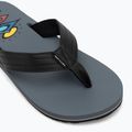 Men's Rip Curl Ripper Bloom flip flops blue grey 7
