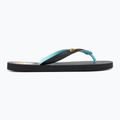 Men's Rip Curl Wetty Fade Bloom washed black flip flops 2