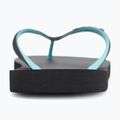 Men's Rip Curl Wetty Fade Bloom washed black flip flops 6