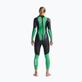 Women's triathlon wetsuit 2XU Propel Openwater black/bright green 2