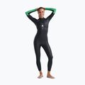Women's triathlon wetsuit 2XU Propel Openwater black/bright green 3