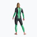 Women's triathlon wetsuit 2XU Propel Openwater black/bright green 4