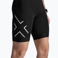 Men's triathlon suit 2XU Core Sleeved black/white 6