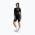 Women's triathlon suit 2XU Aero Hex Sleeved black/white 2