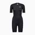 Women's triathlon suit 2XU Aero Hex Sleeved black/white 6