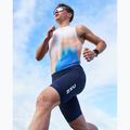 Men's triathlon suit 2XU Core nebula blaze/midnight 8