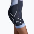 Women's triathlon suit 2XU Core hydrangea/india ink 8
