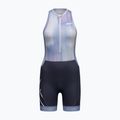 Women's triathlon suit 2XU Core hydrangea/india ink 9
