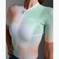 Women's triathlon suit 2XU Aero Hex Sleeved jelly mint/majol 6