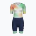 Women's triathlon suit 2XU Aero Hex Sleeved jelly mint/majol 9
