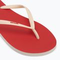 Women's Rip Curl Bondi Bloom hibiscus red flip flops 7
