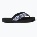 Women's Rip Curl Freedom Plush Bloom flip flops black