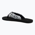Women's Rip Curl Freedom Plush Bloom flip flops black 3