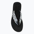 Women's Rip Curl Freedom Plush Bloom flip flops black 5