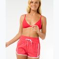 Women's Rip Curl High Waist Retro Volley 3" swim shorts hibiscus red 4