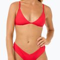 Rip Curl Premium Surf Fixed Tri hibiscus red swimsuit top 5