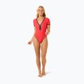 Women's Rip Curl Bomba Cheeky Surf Suit red 2