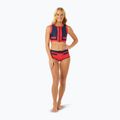 Rip Curl Coco Short Sleeve Vest swimsuit top red/dark blue 2