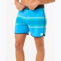 Men's Rip Curl Surf Revival Volley blue paint swim shorts 6