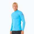 Men's Rip Curl Dawn Patrol UPF Performance blue paint swimming longsleeve 4
