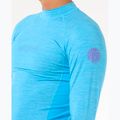 Men's Rip Curl Dawn Patrol UPF Performance blue paint swimming longsleeve 5