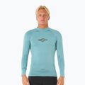 Men's Rip Curl Raw Energy UPF Performance blue lagoon swimming longsleeve