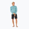 Men's Rip Curl Raw Energy UPF Performance blue lagoon swimming longsleeve 2