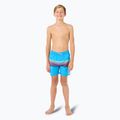 Rip Curl Surf Revival Volley blue paint children's swim shorts 2