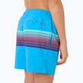 Rip Curl Surf Revival Volley blue paint children's swim shorts 5