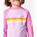Rip Curl children's swimming longsleeve Rainbow Tide Rash Vest bright pink 4